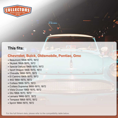 Firewall Insulation for 1968-1972 Gm A-Body