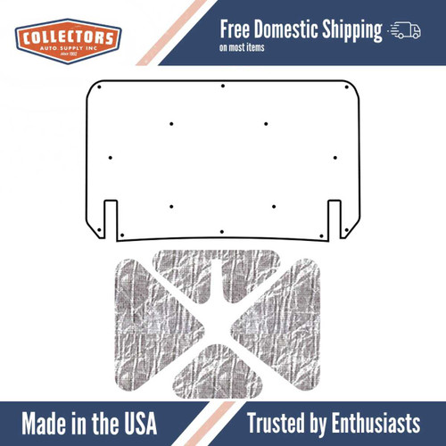 Trunk Lid Insulation for 1962-65 Ford Fairlane