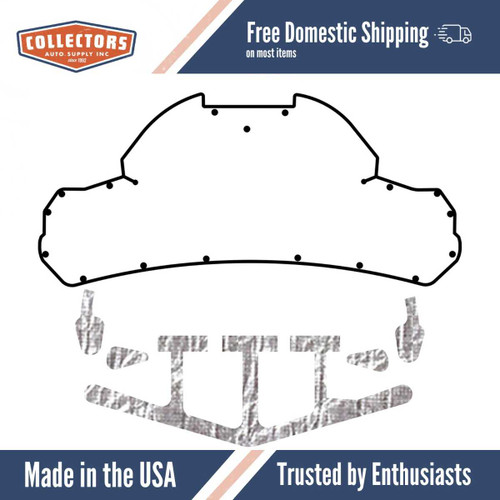 Under Trunk Lid Cover for 1999-2004 Ford Mustang