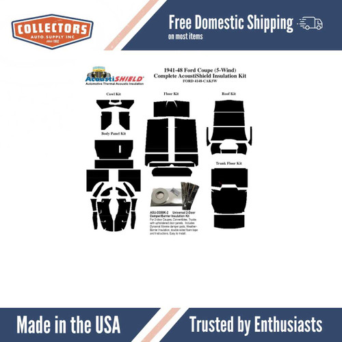 Kick Panel Set for 1941-1918 Ford Coupe