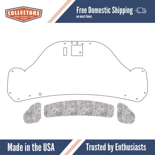 Under Trunk Lid Cover for 1994-1998 Ford Mustang