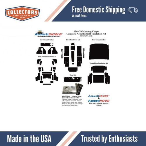 Package Tray for 1969-70 Ford Mustang Coupe