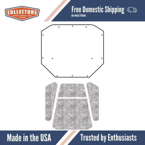 Under Hood Cover for 1983-1986 Ford Mustang Coupe