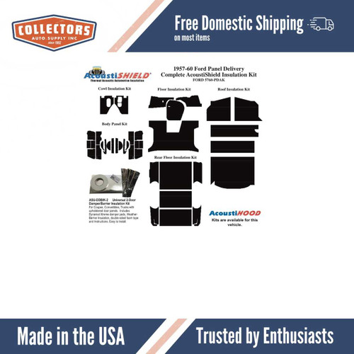 Firewall Insulator-NO HOLES for 1957-1960 Ford Truck