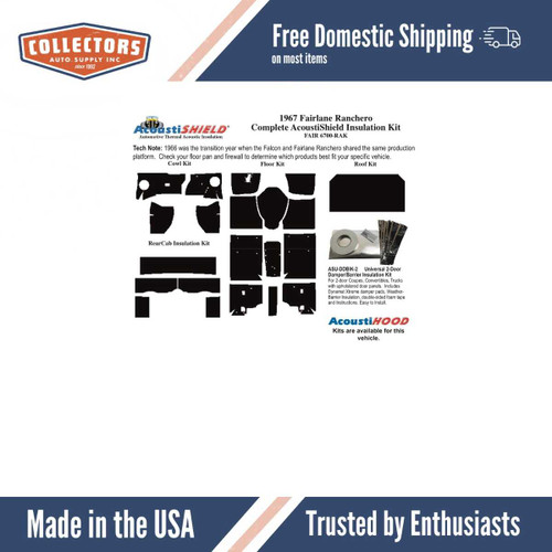 Trunk Panel Kit for 1967 Ford Fairlane