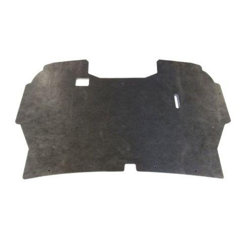 Hood Insulation Pad Heat Shield for 1992-1997 Ford F-150 F-250 F-350 Gray Front