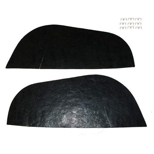 Rubber A Arm Dust Shield for Chevrolet and Pontiac Vehicles - Product Visual with Detailed Design Elements.