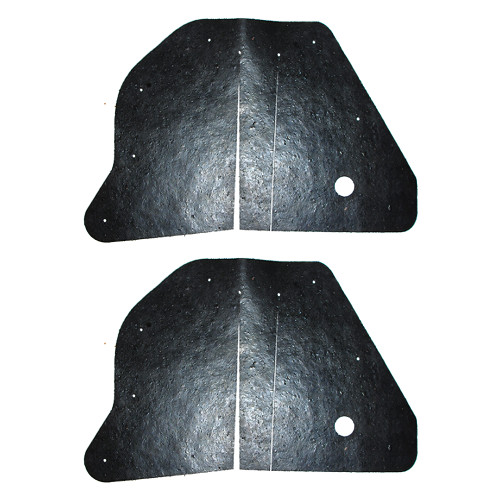 Rubber A Arm Dust Shield Kit for Oldsmobile - Product Visual with Detailed Design Elements.