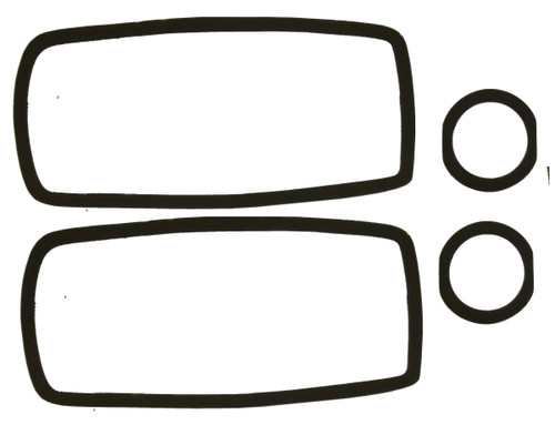 Cadillac Taillight Lens Gasket for Rear Light Assembly - High-Quality Rubber Seal - Automotive Part Visual.