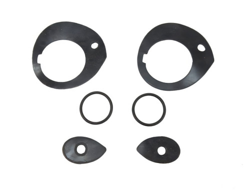 Rubber Door Handle Gasket Kit for Buick, Oldsmobile, Pontiac - Automotive Part Visual with Detailed Texture Close-Up.