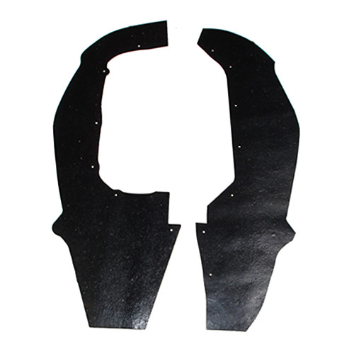 Cadillac Cowl to Fender Seals for Vehicle Restoration - Rubber Part Type, Essential for Classic Car Maintenance.