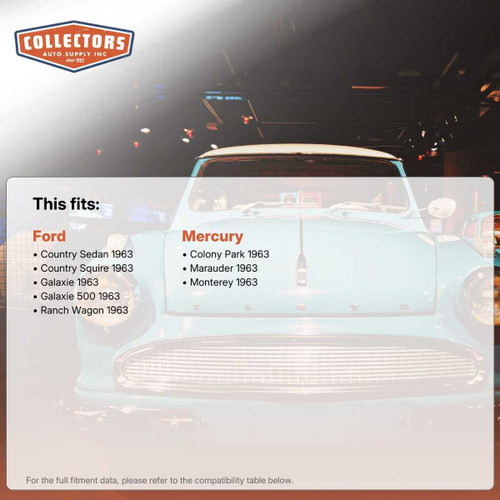 A Arm Dust Shield Pair for 1963 Ford Mercury