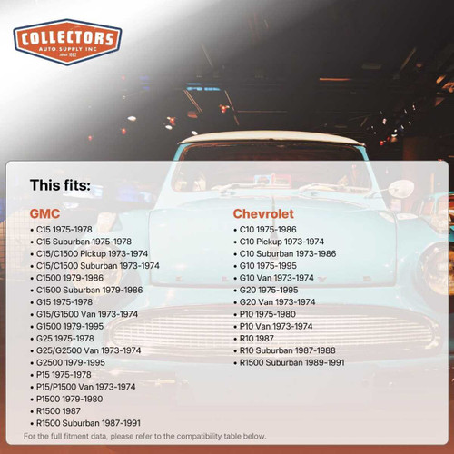 Control Arm and Ball Joint Assembly for 1973-1995 1pc Front Right Upper 11687