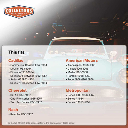 Shock Absorber for 1952-1966 Domestics 1pc Rear 51252