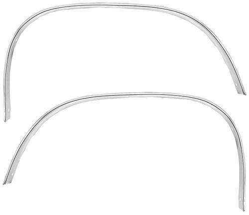 Wheel Opening Moldings for 1967 Chevrolet Chevelle Rear, Pair