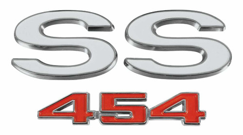Tailgate Emblem for 1970-1972 Chevrolet El Camino Super Sport 454 Kit
