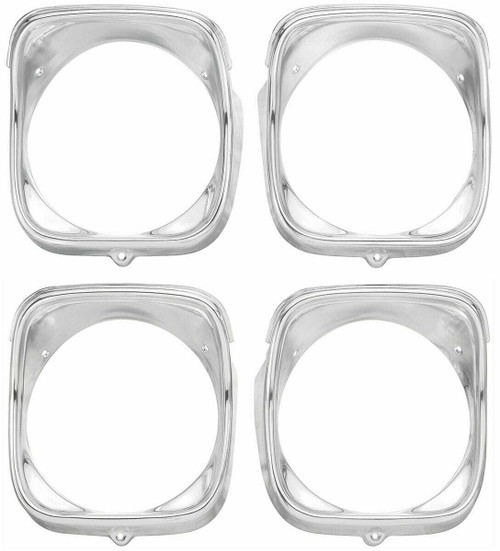 Headlight Bezels for 1968 Chevrolet Chevelle, El Camino Kit