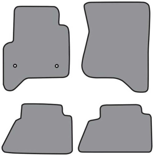 Floor Mats for 2019 GMC Sierra 1500 Limited Crew Cab Cutpile