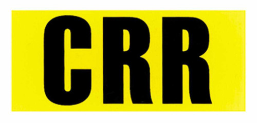 Engine Code Designation Decal for 1970 Chevy Chevelle, El Camino Monte Carlo CRR