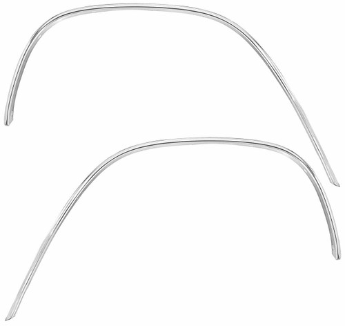 Wheel Opening Moldings for 1965 Chevrolet El Camino Rear, Pair