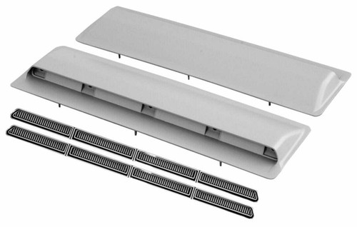 Hood Inserts for 1966 Chevrolet Chevelle, El Camino Super Sport W/Housings Set