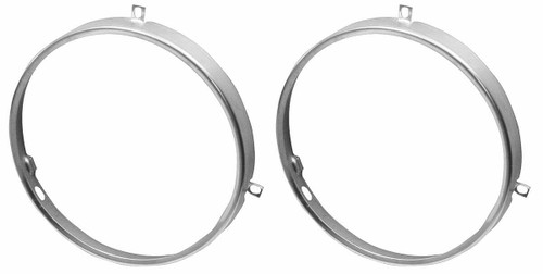 Headlight Retaining Ring for 61-65 Buick Cadillac Chevy Oldsmobile Pontiac Pair