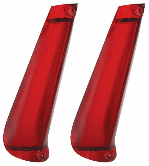Tail Fin Lamp Lens for 1963 Calais DeVille Eldorado Fleetwood Series 62, 65 Pair