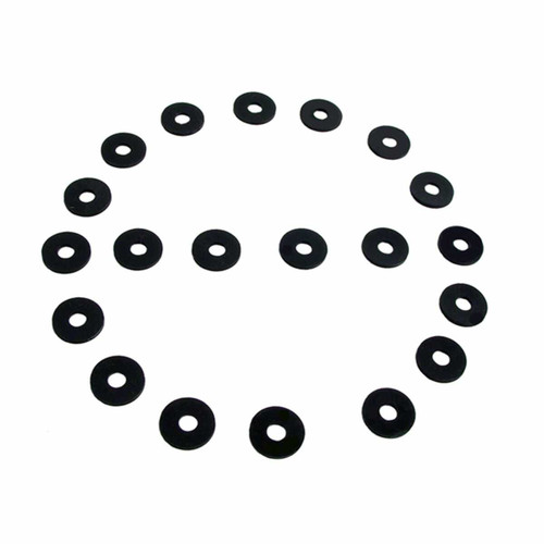 Flat Rubber Washers for Universal Applications 20 Piece EDMP Rubber UW 15