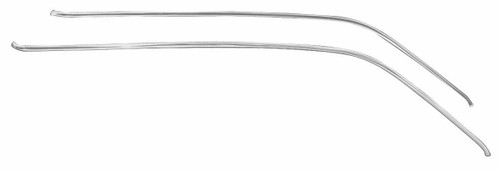 Roof Drip Molding Set for 1966-1967 Buick & Chevrolet Coupe 2 Pcs