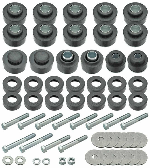 Body Mount Bushing Kit for 1970-1972 Chevrolet Monte Carlo w/Hardware Set