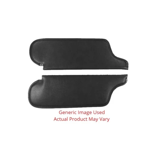 Sun Visor for 1969-1970 Plymouth Fury 2,4 Door Sedan, Station Wagon Cardboard/Fiberboard Coachman Black Coachman Vinyl 2 Piece