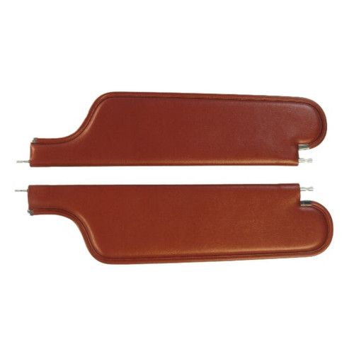 Sun Visor for 1965-1967 Oldsmobile Cutlass 2 Door Convertible Cardboard/Fiberboard Madrid Black Madrid Vinyl 2 Piece