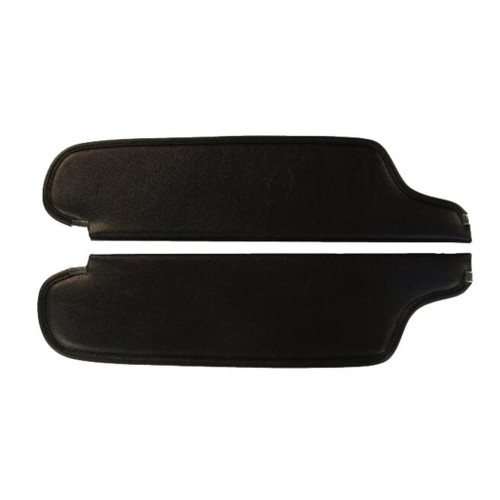 Sun Visor for 1970-1971 Plymouth Cuda, Barracuda 2 Door Hardtop Cardboard/Fiberboard Coachman Black Coachman Vinyl 2 Piece
