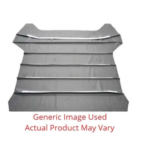 Headliner for 1968 Oldsmobile Cutlass, 442 2 Door Hardtop Basket Weave Black [REM-CUT-HLR-025-18-Black]