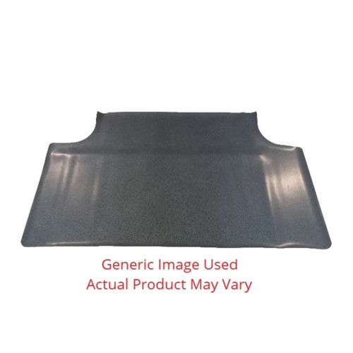 Trunk Floor Mat Cover for 1965 Dodge Polara Convertible, Gray Herringbone Rubber, US-made, OEM Quality, Front Area Protection