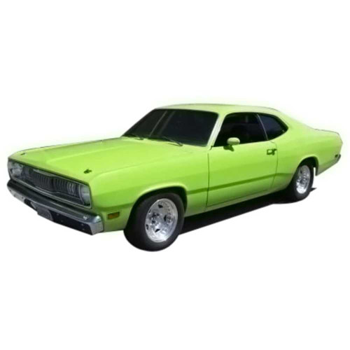Headliner for 1970-1971 Plymouth Duster 2 Door Hardtop Vinyl Perforated Black Perforated Vinyl
