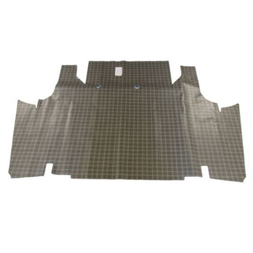 Trunk Floor Mat Cover for 1970-1971 Ford Fairlane Torino 2DR Vinyl Small Plaid, fits Hardtop body style.