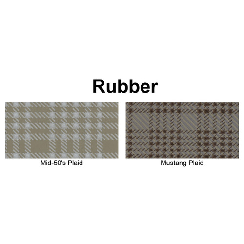 Trunk Floor Mat Cover for 1966-1970 Ford Falcon 2-Door Hardtop Rubber Small Plaid