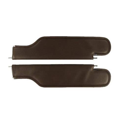 Sun Visor for 1968-1972 Buick Skylark 2 Door Convertible Cardboard/Fiberboard Madrid Black Madrid Vinyl 2 Piece