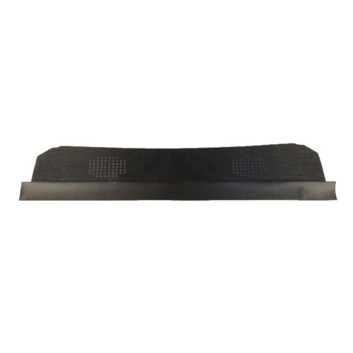 1966-1967 Pontiac GTO Rear Mesh Package Tray in Black Fiberboard Material for Sedan & Hardtop Models