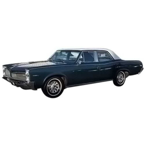 Headliner for 1965-1968 Pontiac Multiple Models 4 Door Sedan Vinyl Perforated Black Perforated Vinyl