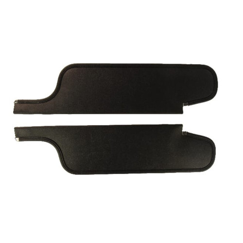 Sun Visor for 1963-1965 Dodge Dart Cardboard/Fiberboard Bison Black Bison Vinyl