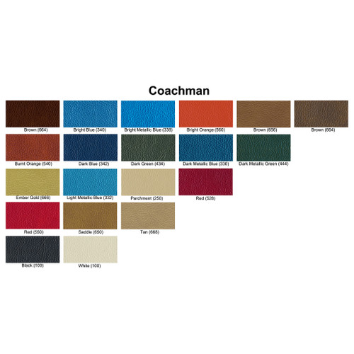 Sun Visor for 1969-1970 Chrysler 300, Newport 2 Door Hardtop Cardboard/Fiberboard Coachman Black Coachman Vinyl 2 Piece