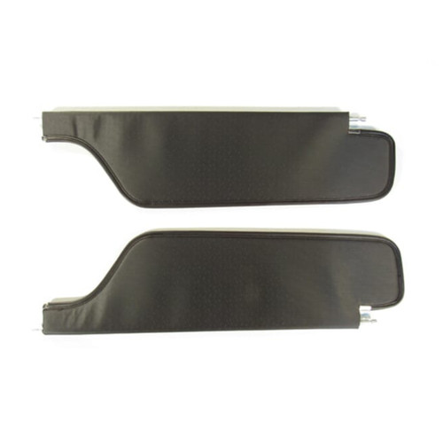 Sun Visor for 1967-1968 Pontiac Grand Prix 2 Door Hardtop Cardboard/Fiberboard Perforated Black Perforated Vinyl 2 Piece