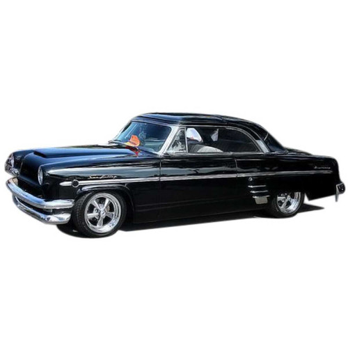 Headliner for 1952-1954 Mercury Monterey, Custom 2 Door Hardtop Vinyl Tier Black Tier Vinyl