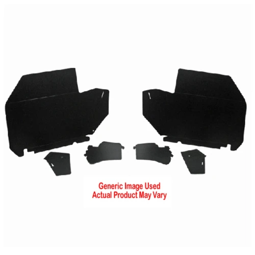 Trunk Side Panel Board for 1963 Oldsmobile 98 2-Door Hardtop Colored Panelboard Black 4pc