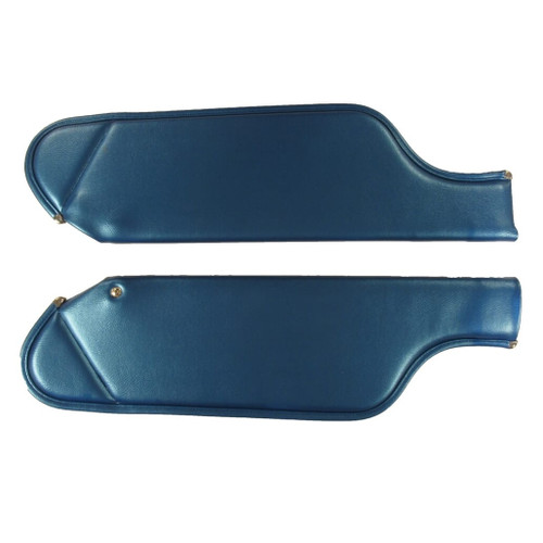 Sun Visor for 1971-1975 Pontiac Catalina 2 Door Convertible Cardboard/Fiberboard Madrid Black Madrid Vinyl 2 Piece