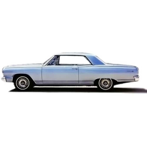 Headliner for 1964-1965 Chevrolet Chevelle 2 Door Hardtop Vinyl Tier Black Tier Vinyl With Sail Panels