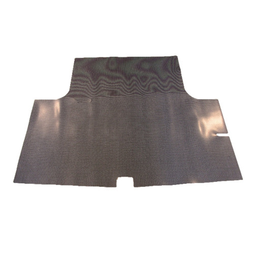 Trunk Floor Mat Cover for 1967-69 Dodge Dart 2DR Hardtop, Gray Herringbone Rubber Material, Front Area Protection.