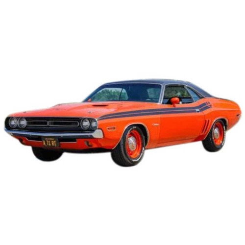Headliner for 1971-1974 Dodge Challenger 2 Door Hardtop Vinyl Non-Perforated Black Non Perforated Vinyl